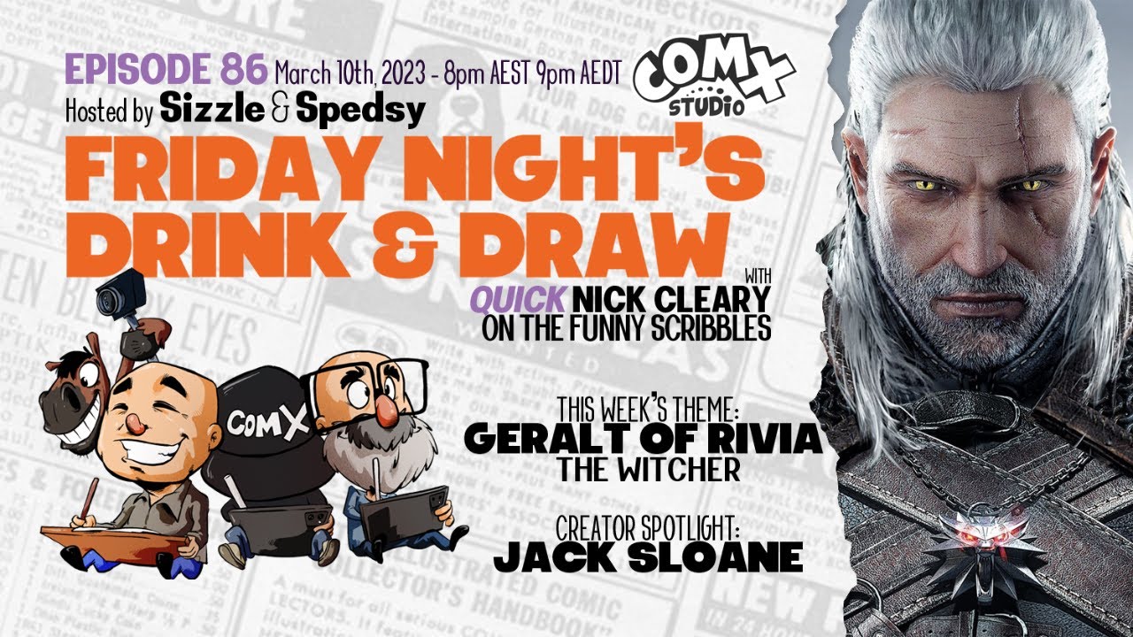 Friday Night Drink & Draw - ep 86 - The Witcher