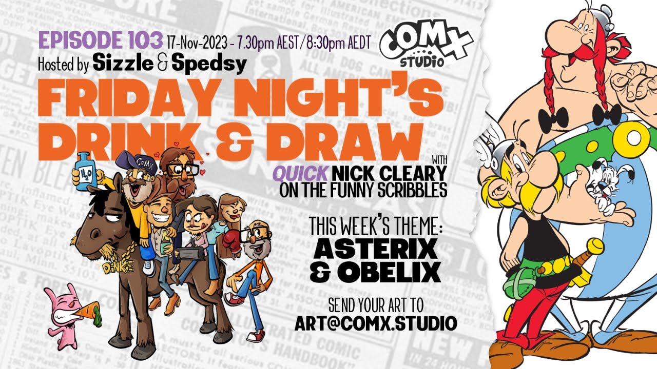 Do Asterix and Obelix Drink and Draw on a Friday Night? (ep 103)